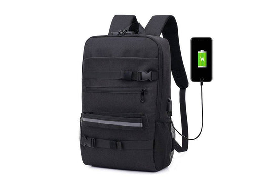 Skateboard Bag Men's Korean Backpack, Measuring Travel Computer Bag, Student School Bag - Mubimart