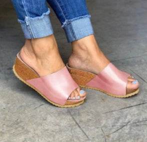 Wedge Sandals And Slippers Women Shoes - Mubimart