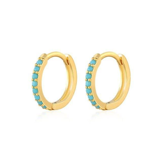 Women And Men Silver Earrings Hoops - Mubimart