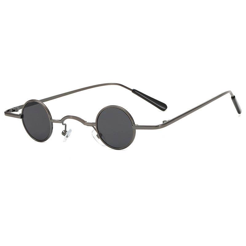 Super Small Round Frame Retro Sunglasses For Men Women Prince Glasses Hip Hop Sunglasses - Mubimart