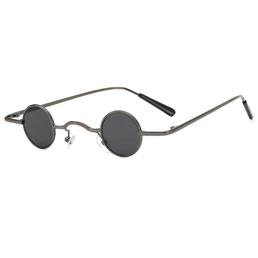 Super Small Round Frame Retro Sunglasses For Men Women Prince Glasses Hip Hop Sunglasses - Mubimart
