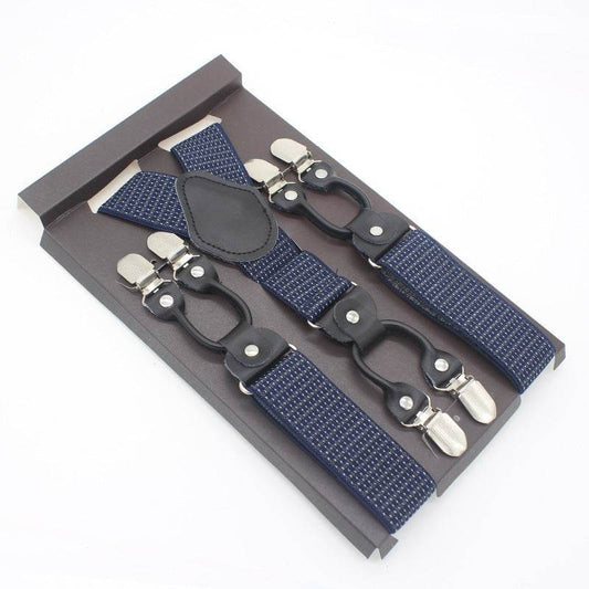 Tailored Trousers With Suspenders And Suspenders - Mubimart
