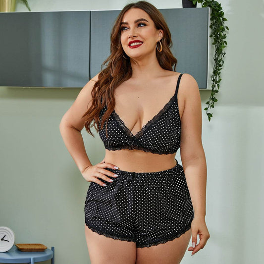 Relaxed Home With Bra Set Sexy Lingerie - Mubimart