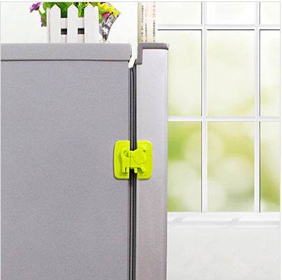Cartoon Puppy Safety Lock Children'S Anti-Pinch Hand Cabinet Lock - Mubimart