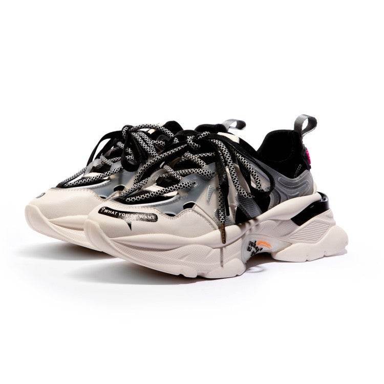 NEW Women Shoes Chunky Sneakers Women Vulcanize Shoes - Mubimart