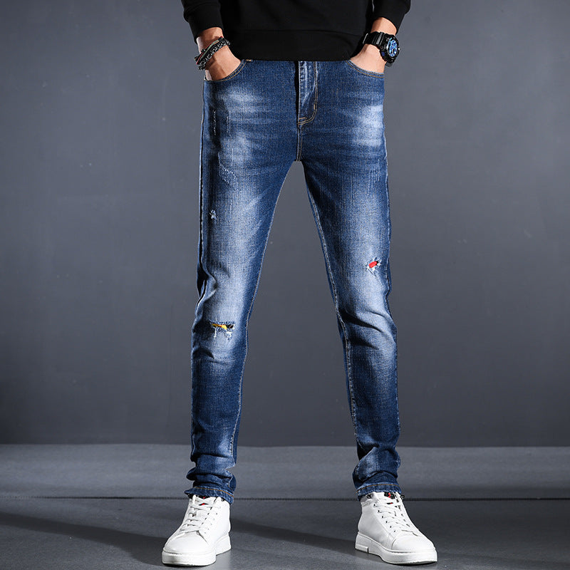 Jeans Heren Four Seasons Slim Fit Gat