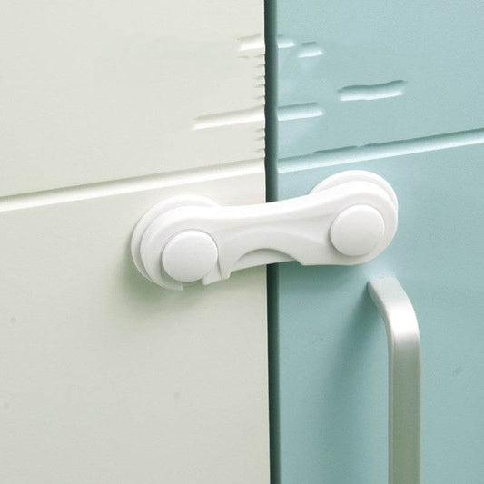 New Baby Safety Protection Lock Drawer Lock Child Safety Anti-pinch Hand Cabinet Door Refrigerator Lock Toilet Lock - Mubimart