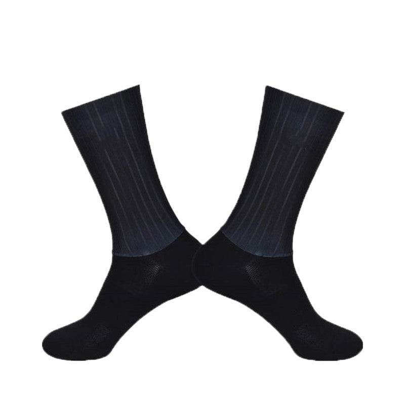 Team Version Of Aerodynamic Cycling Socks Men And Women Socks Non-Slip Silicone Cycling Socks Aero Socks - Mubimart