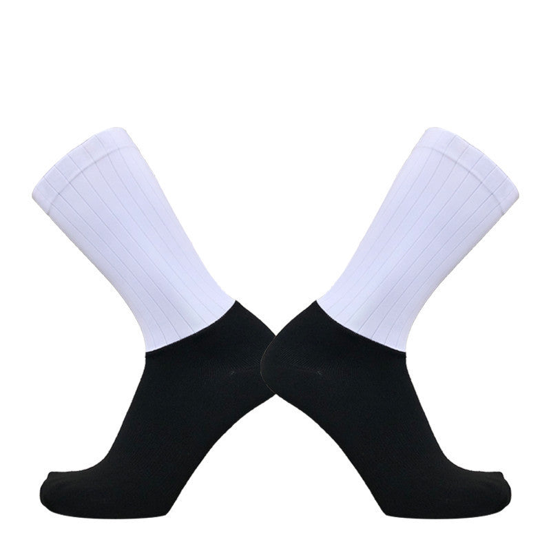 Team Version Of Aerodynamic Cycling Socks Men And Women Socks Non-Slip Silicone Cycling Socks Aero Socks - Mubimart -  