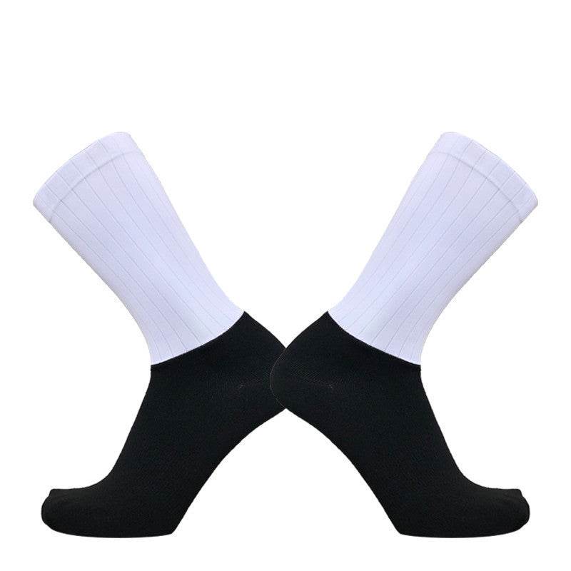 Team Version Of Aerodynamic Cycling Socks Men And Women Socks Non-Slip Silicone Cycling Socks Aero Socks - Mubimart