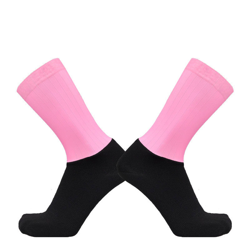 Team Version Of Aerodynamic Cycling Socks Men And Women Socks Non-Slip Silicone Cycling Socks Aero Socks - Mubimart -  