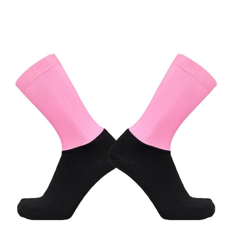 Team Version Of Aerodynamic Cycling Socks Men And Women Socks Non-Slip Silicone Cycling Socks Aero Socks - Mubimart