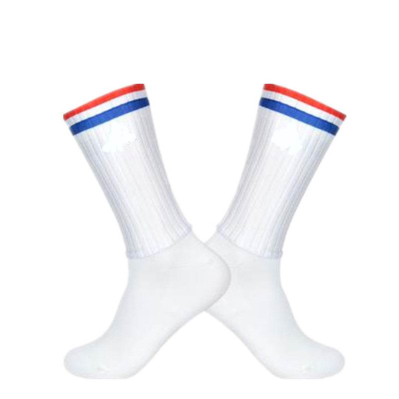 Team Version Of Aerodynamic Cycling Socks Men And Women Socks Non-Slip Silicone Cycling Socks Aero Socks - Mubimart