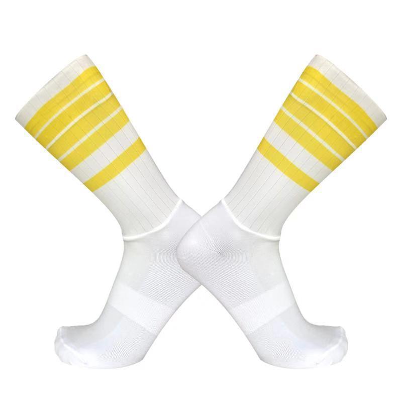 Team Version Of Aerodynamic Cycling Socks Men And Women Socks Non-Slip Silicone Cycling Socks Aero Socks - Mubimart -  