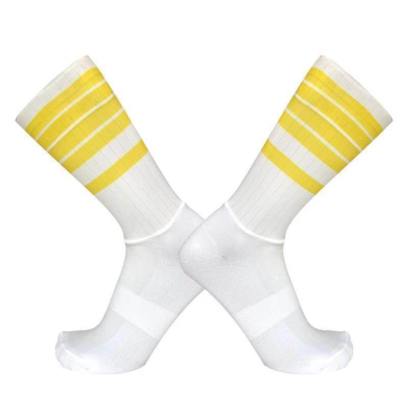 Team Version Of Aerodynamic Cycling Socks Men And Women Socks Non-Slip Silicone Cycling Socks Aero Socks - Mubimart