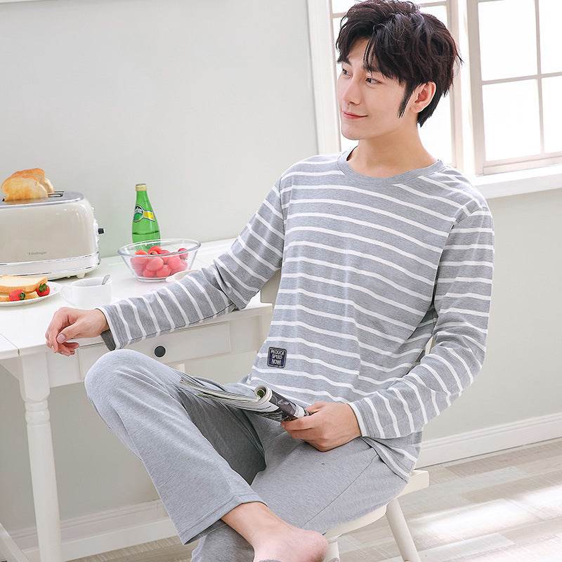 Comfortable Casual Loose Pajama Set Home Service - Mubimart