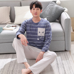 Comfortable Casual Loose Pajama Set Home Service - Mubimart -  