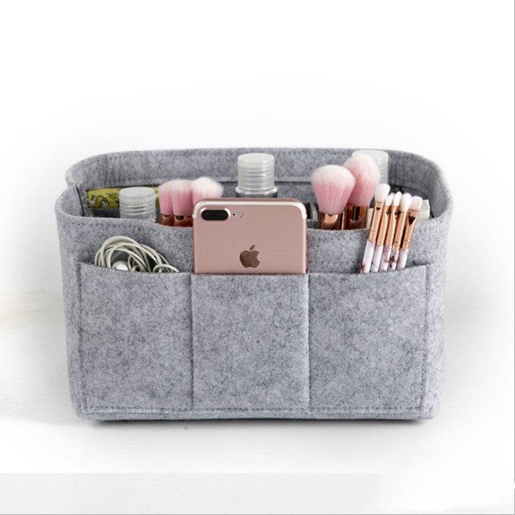Felt Liner Bag Large Capacity Travel Storage Bag - Mubimart