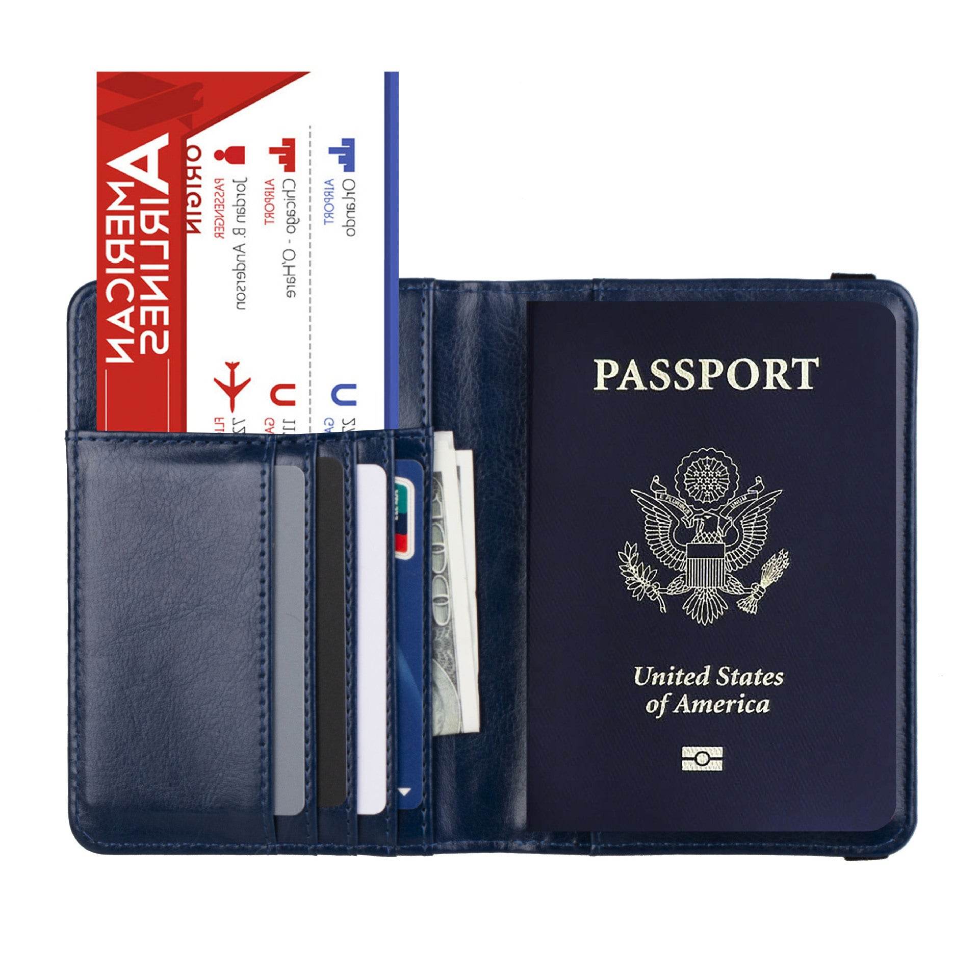 Passport Holder Antimagnetic Bank Card Holder - Mubimart