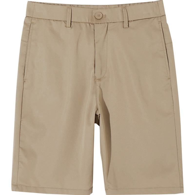 Summer Thin Tencel Suit Shorts Men's Straight Loose Korean Casual Pants Trend Khaki Five-point Pants Men - Mubimart
