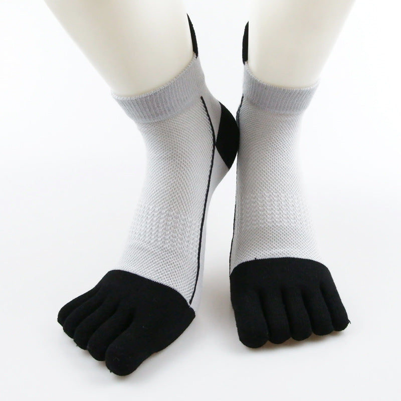 Cotton Toe Socks Men Boy To Protect Ankle Socks - Mubimart -  