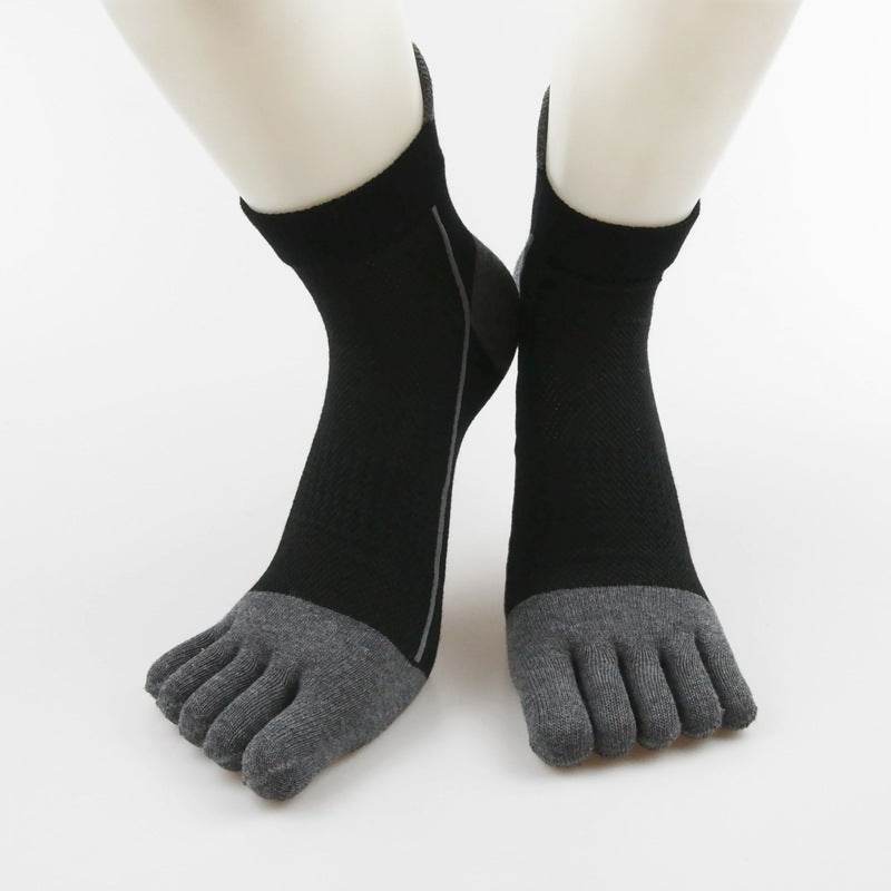 Cotton Toe Socks Men Boy To Protect Ankle Socks - Mubimart