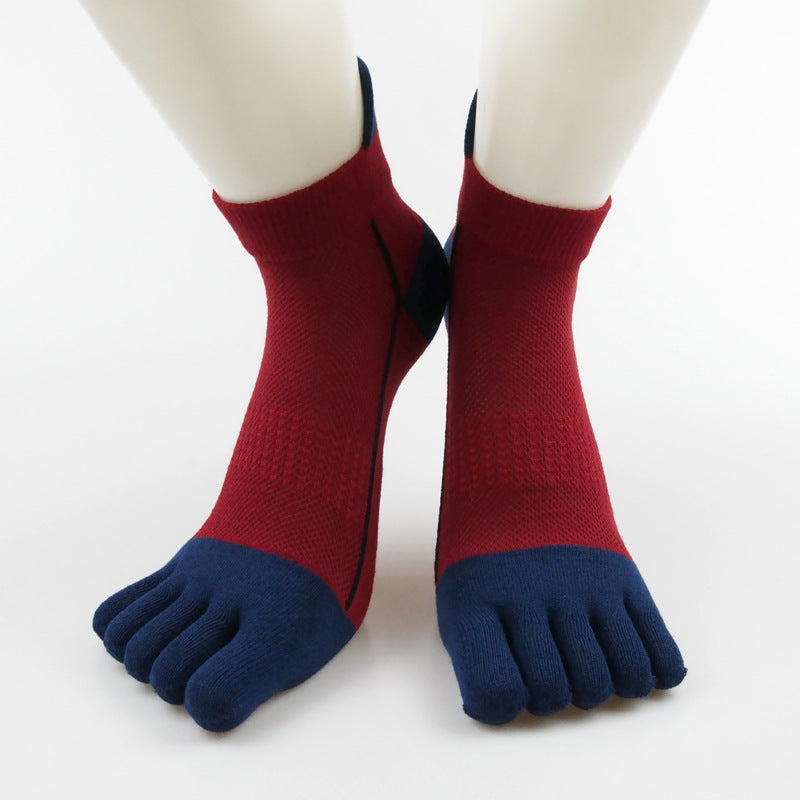 Cotton Toe Socks Men Boy To Protect Ankle Socks - Mubimart -  