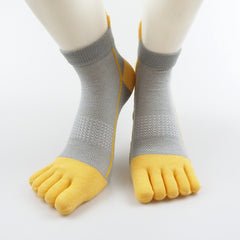 Cotton Toe Socks Men Boy To Protect Ankle Socks - Mubimart - Ankle socks 