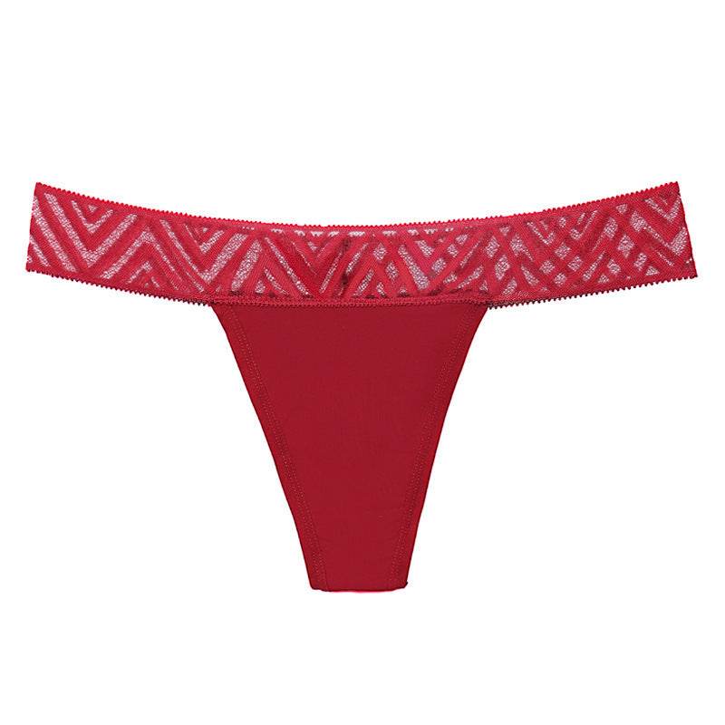Cotton Lace Sexy Panties Seamless Thongs Panties For Girls Ladies Panty G String Tanga Underwear Women Plus Size Underpants New - Mubimart