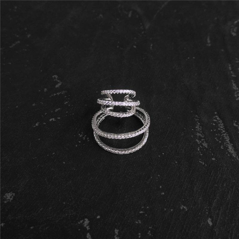 Round Hoop Earrings Women Fashion Temperament Personality Earrings - Mubimart