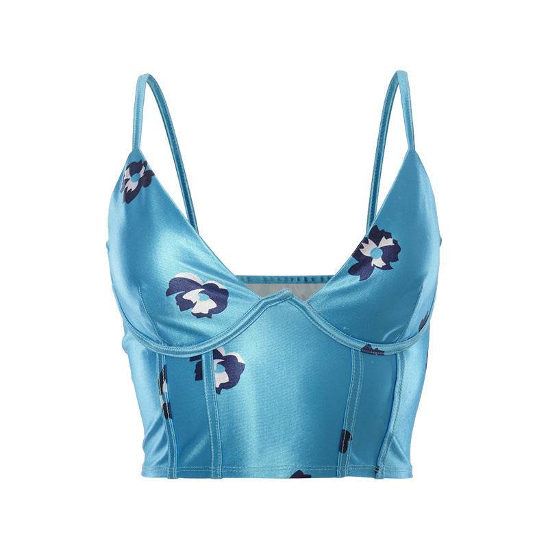 Corset Top With Straps - Mubimart