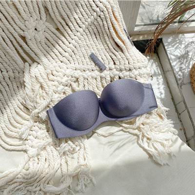 Strapless Invisible Bra Se Xy Seamless Underwear Thick And Thin Chest Strap - Mubimart