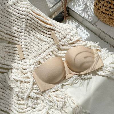 Strapless Invisible Bra Se Xy Seamless Underwear Thick And Thin Chest Strap - Mubimart