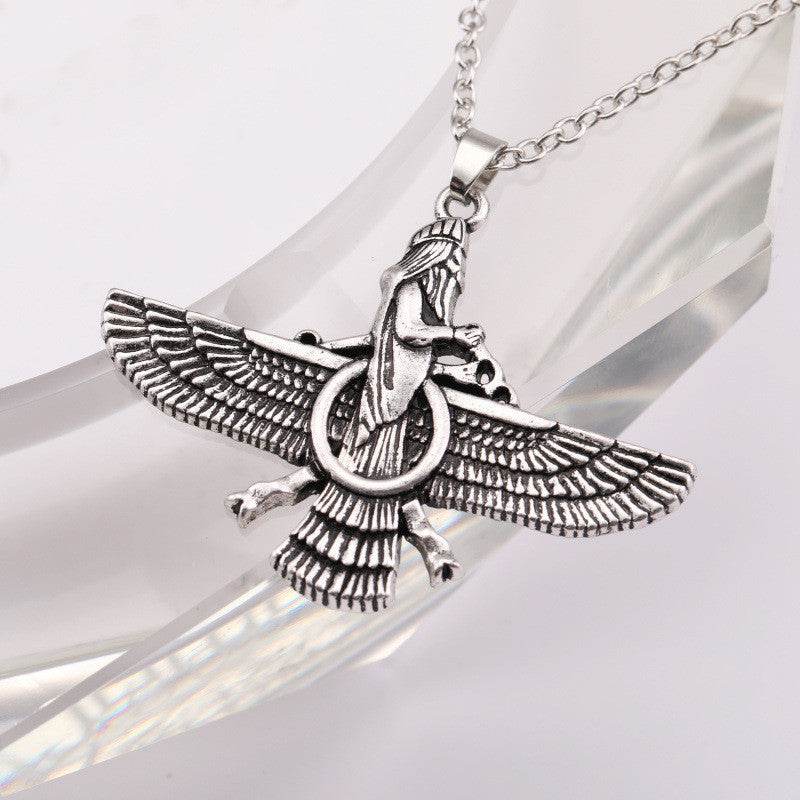 Wings Men And Women Love Necklace - Mubimart