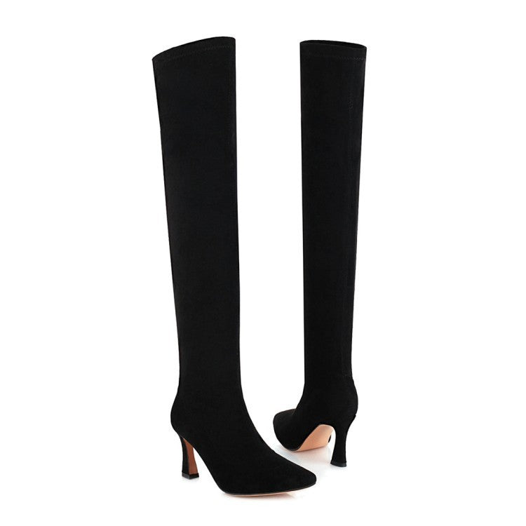 Fashion Women'S Over-The-Knee Stretch Boots