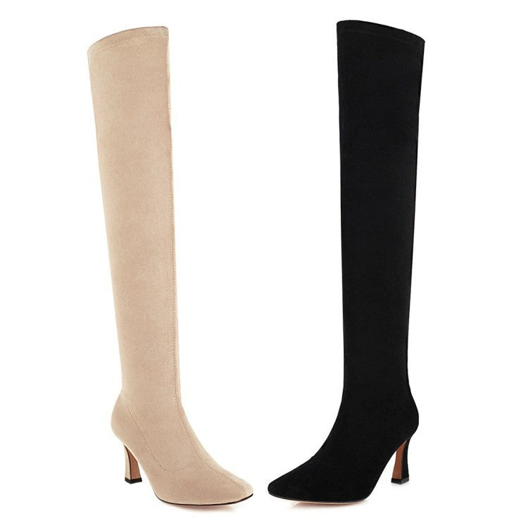 Fashion Women'S Over-The-Knee Stretch Boots