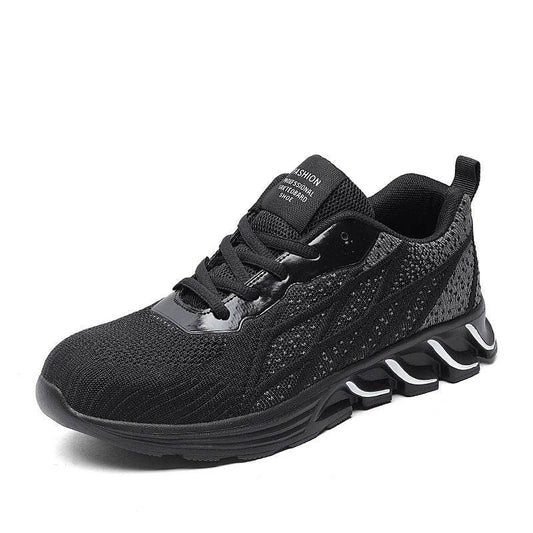 Anti-smashing And Anti-piercing Steel Toe Safety Shoes Men - Mubimart
