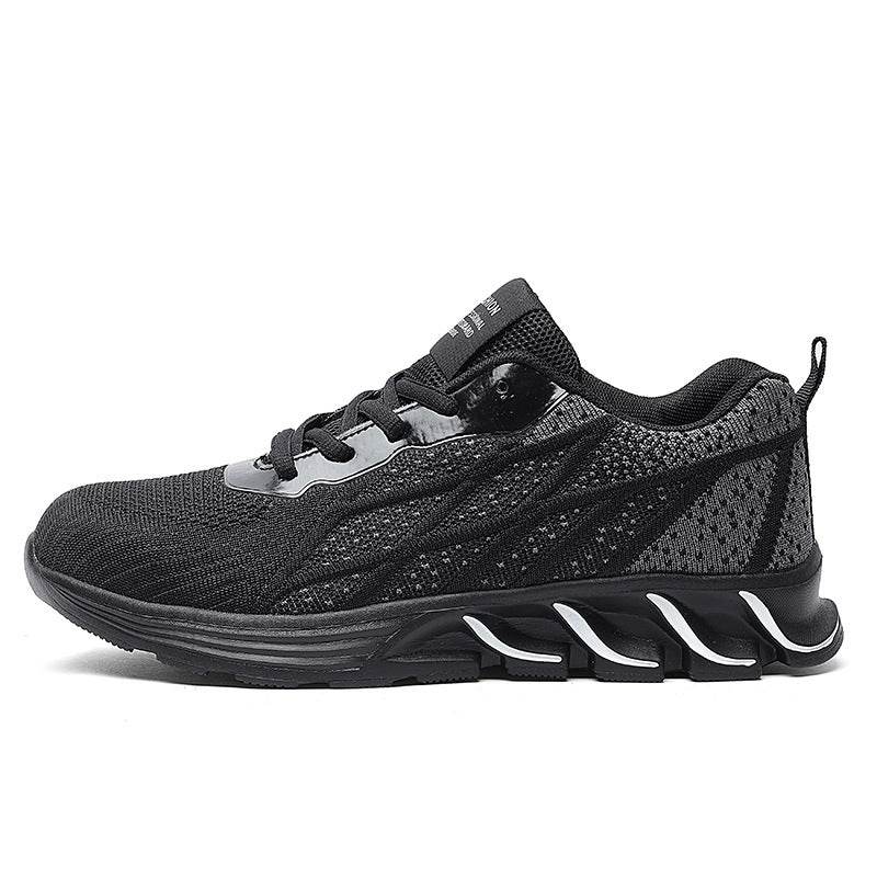 Anti-smashing And Anti-piercing Steel Toe Safety Shoes Men - Mubimart