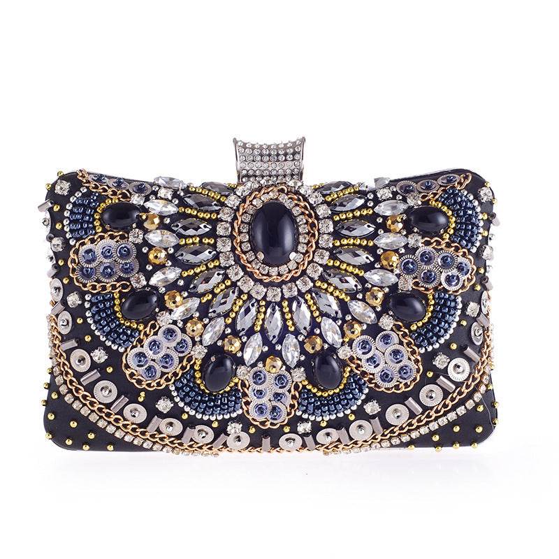 Hand-Made Beaded Clutches For Women'S Handbags In Europe And America - Mubimart