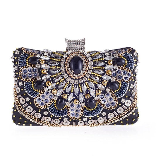 Hand-Made Beaded Clutches For Women'S Handbags In Europe And America - Mubimart