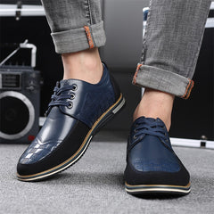 Autumn Men's Casual Shoes 46 Yards Large Size Lace-up Single Shoes Breathable British Driving Shoes Mens Shoes Single Shoes