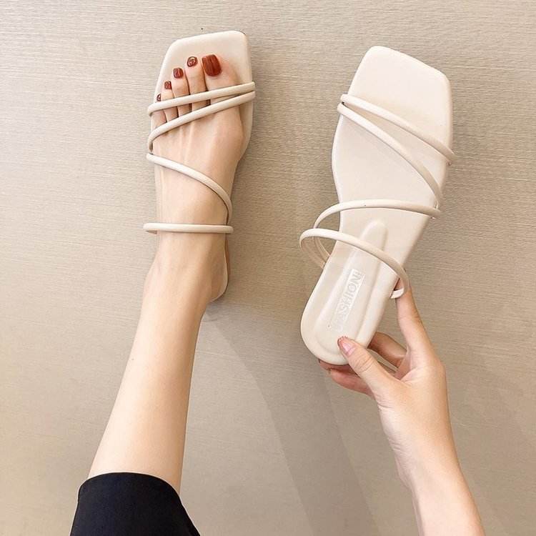 Flat Strap Sandals - Mubimart