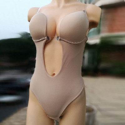 Shapewear one-piece halter underwear - Mubimart