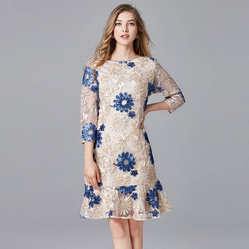 Fairy Reduction Plus Size Evening Dress Casual Dress - Mubimart