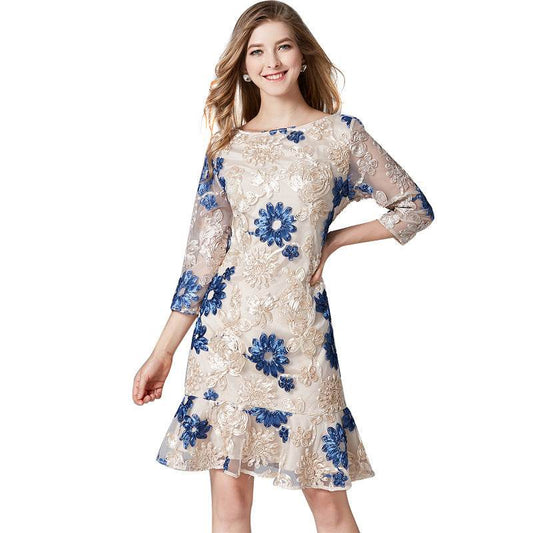 Fairy Reduction Plus Size Evening Dress Casual Dress - Mubimart