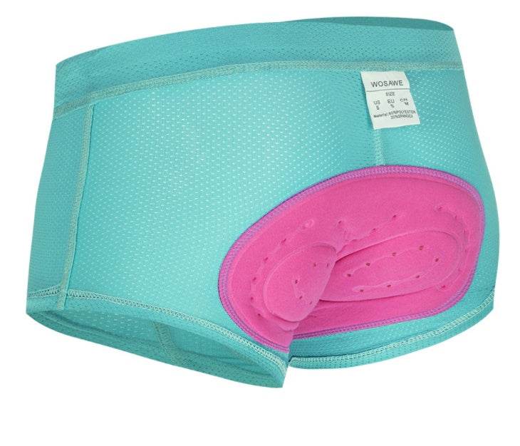 Mountain Bike Riding Panties Briefs Breathable Shockproof 3D Silicone Underwear Women - Mubimart