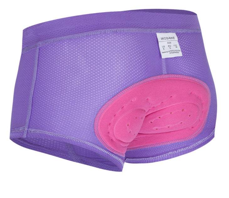 Mountain Bike Riding Panties Briefs Breathable Shockproof 3D Silicone Underwear Women - Mubimart
