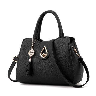 SMOOZA Famous Designer Brand Luxury Women Handbag Tassel Women Bag Top-Handle Bags Fashion Women Messenger Shoulder Bags - Mubimart