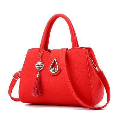 SMOOZA Famous Designer Brand Luxury Women Handbag Tassel Women Bag Top-Handle Bags Fashion Women Messenger Shoulder Bags - Mubimart
