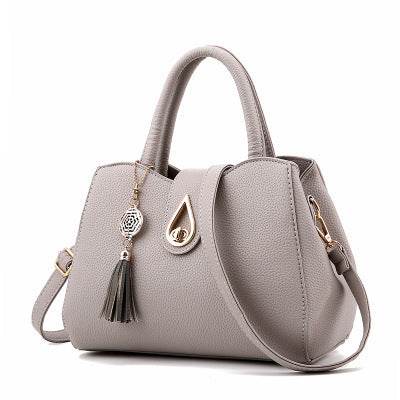 SMOOZA Famous Designer Brand Luxury Women Handbag Tassel Women Bag Top-Handle Bags Fashion Women Messenger Shoulder Bags - Mubimart